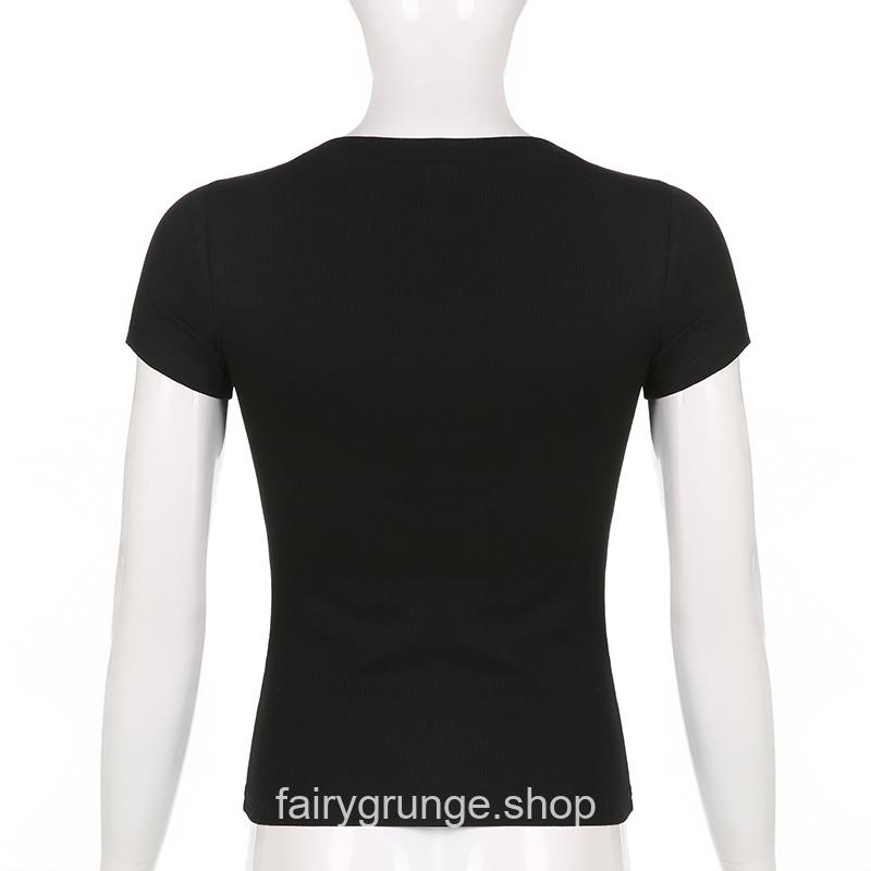 Grunge Fairycore Streetwear Wing 90s Aesthetic T-Shirt 9