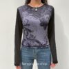 Fairy Grunge Vintage Fashion Print Female Long Sleeve T-Shirt 2
