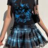 Heart Printing Short Sleeve Fairy Grunge T-Shirt 7