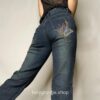 Vintage Y2K Butterfly Embroidery Low Rise Jean 3