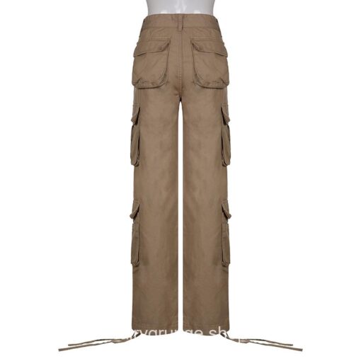 Grunge Fairycore Streetwear Vintage Multi Pocket Cargo Pant 5